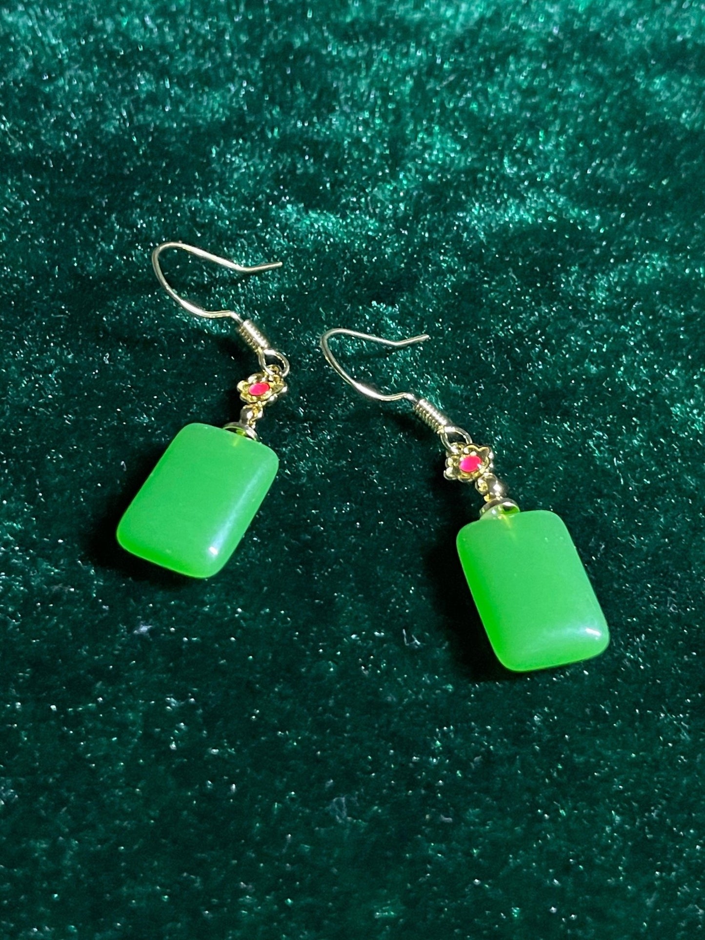 Verdant Charm Rectangular - BrokenJade