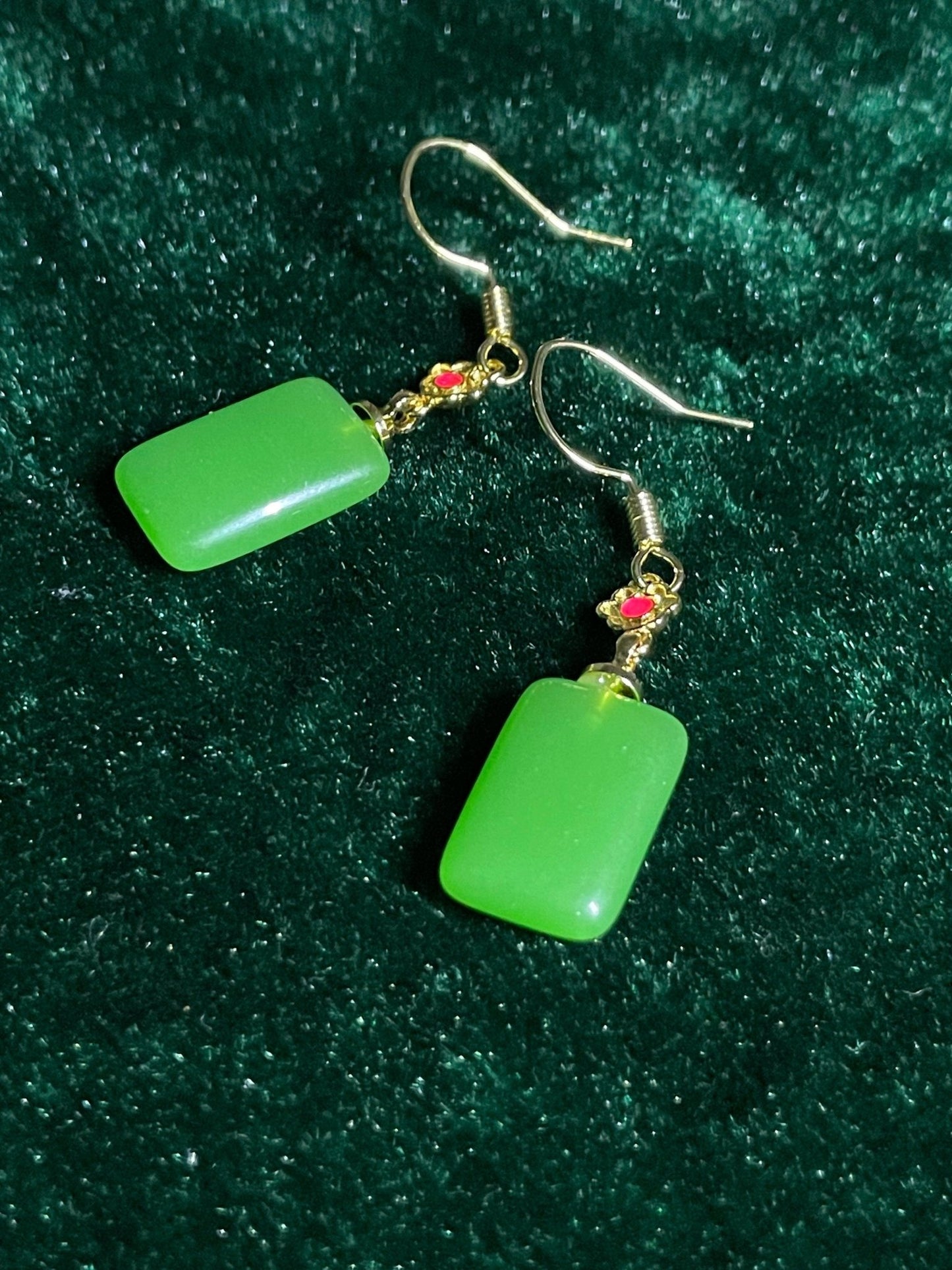 Verdant Charm Rectangular - BrokenJade