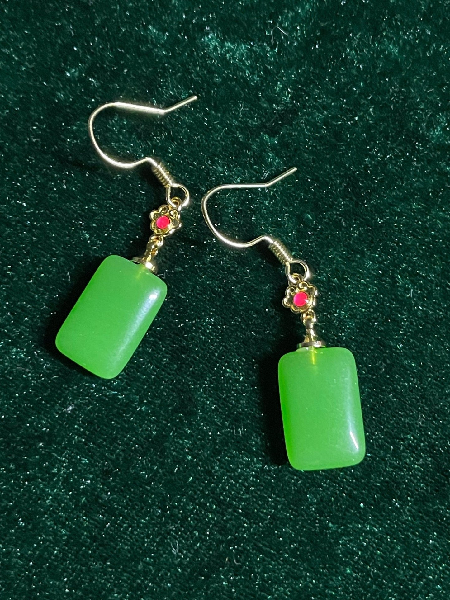 Verdant Charm Rectangular - BrokenJade